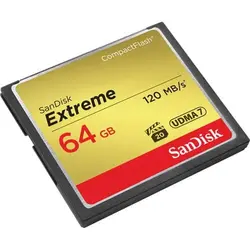 کارت حافظه سن دیسک SanDisk CF 64GB Extreme 800X 120mb - اگزیف