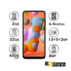 گوشی موبایل سامسونگ مدل Galaxy A11 ظرفیت ۳۲ گیگابایت و رم ۳ گیگابایت - اِکس اِستور
