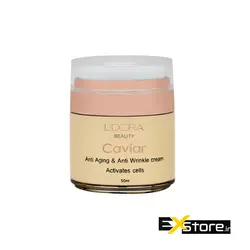 کرم ضد چروک حاوی عصاره خاویار لدورا کر ۵۰ میلی‌لیتر