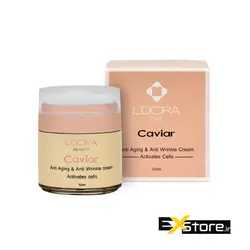 کرم ضد چروک حاوی عصاره خاویار لدورا کر ۵۰ میلی‌لیتر