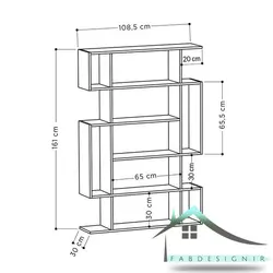 کتابخانه مدرن مدل libfab-2