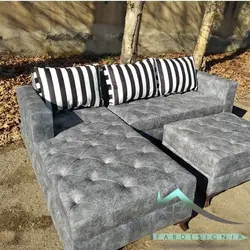 مبل ال تی وی با پاف دوخت لوزی کد 79