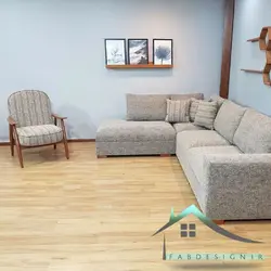 مبل ال راحتی 5 نفره با مبل تک Luxurysofa-77
