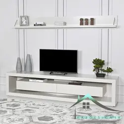 میز تلویزیون ضد خش با شلف مدل FABTABLE-188