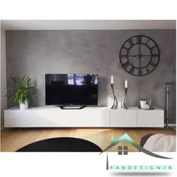 میز تلویزیون سفید با طول 240