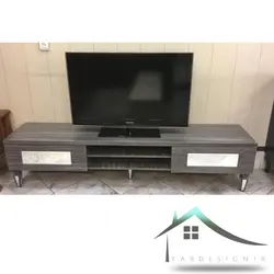 میز تلویزیون کلاسیک نقره ای