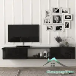 میز تلویزیون مشکی مدل WAYFAIR-105