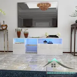 میز تلویزیون هایگلاس مدل FABTABLE-118