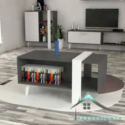 میز جلو مبلی کتابخانه دار کد 12