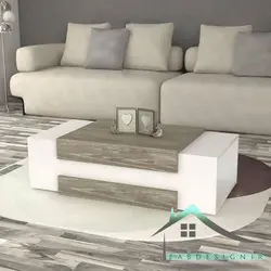 میز جلو مبلی کتابخانه دار کد 8