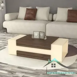 میز جلو مبلی کتابخانه دار کد 9