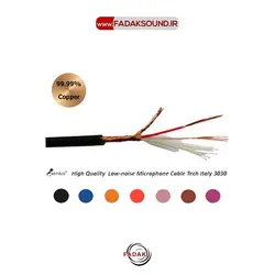 کابل میکروفن Soundco مدل 3030 / 100 متر