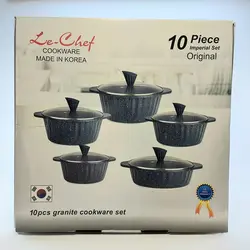 سرویس قابلمه نانو گرانیت ۱۰ پارچ-لی چف