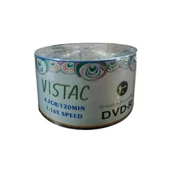 دی وی دی خام ویستک ۵۰ عددی VISTAC DVD-R