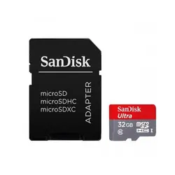 رم میکرو Sandisk Ultra 32GB Class10 80MB/s
