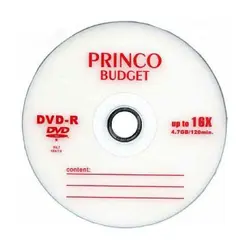 دی وی دی خام پرینکو قرمز ۵۰ عددی PRINCO DVD