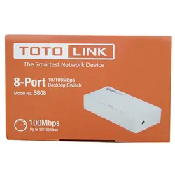 سوييچ 8 پورت توتولينک TOTOLINK S808