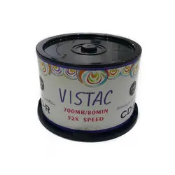 سی دی خام ویستک ۵۰ عددی VISTAC CD-R