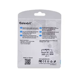 مموری میکرو گلکسبیت Galexbit 333X U1 50MB/S 32GB