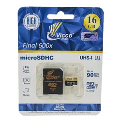 مموری میکرو ویکومن Vicco Class10 600X 90MB/s U3 16GB