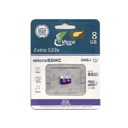 مموری میکرو ویکو من Vicco man Extra 533X UHS-I U1 8GB