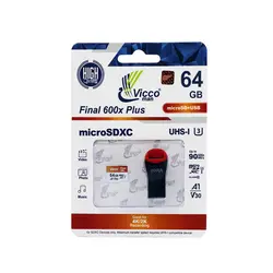 مموری میکرو ویکومن Vicco Class10 600X 90MB/s U3 64GB