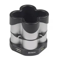 هاب USB چهار پورت به همراه جامدادی A4Tech HUB-77