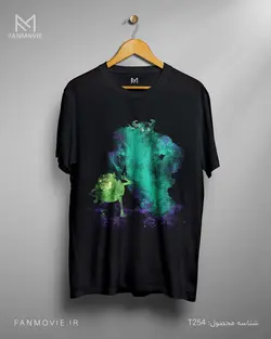 تیشرت کارخانه هیولاها طرح Watercolor Monsters