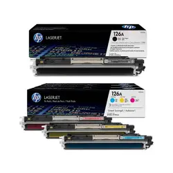 سری کامل کارتریج لیزری رنگی اچ پی hp 126A