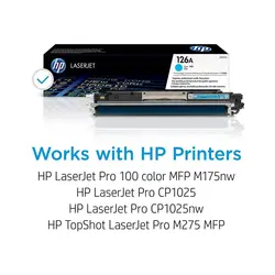 کارتریج لیزری HP 126A رنگ آبی