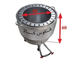 تنور گازی 60