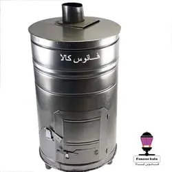 بخاری هیزمی فولادی 75 سانتی