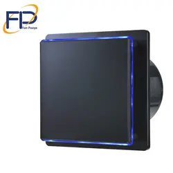 هواکش لوله ای 15 سانت چراغدار شیشه ای مشکی اسمارتیج