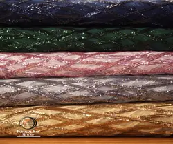 تور پولک طرح لوزی - فروشگاه پارچه فراهم ساز