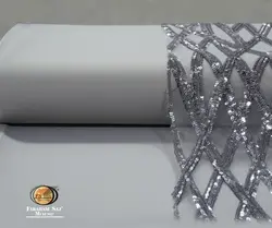 تور پولک طرح لوزی - فروشگاه پارچه فراهم ساز