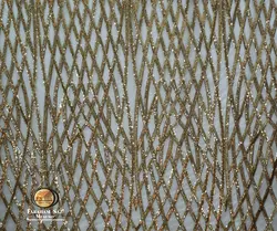 تور پولک طرح لوزی - فروشگاه پارچه فراهم ساز