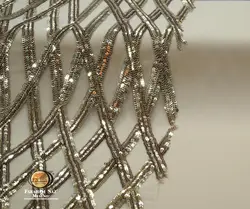 تور پولک طرح لوزی - فروشگاه پارچه فراهم ساز