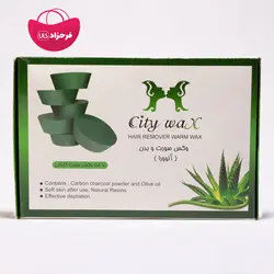 وکس گلدانی آلوئه ورا 500 میل سیتی وکس