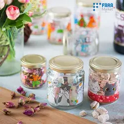 بانکه شیشه ای فانتزی کد 1445