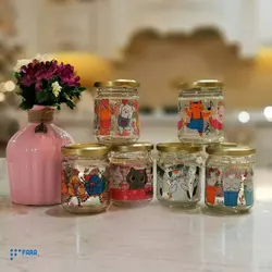 بانکه شیشه ای فانتزی کد 1445