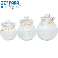 بانکه های شیشه ای طرح کدو کد 1056