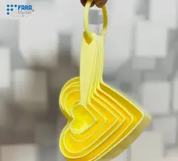 پیمانه 6 تایی طرح قلب کد 1347