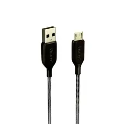 کابل دیتا و شارژ اندروید VERITY مدل 3148 خاکستری