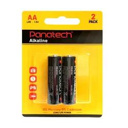 باتری قلمی Panatech  آلکالاین کارتی 2 عددی