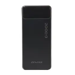 پاوربانک awei ظرفیت 20000mAh مدل P132K