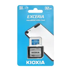 رم میکرو 32 گیگ KIOXIA مدل  U1 100MB/s آداپتور دار