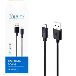 کابل دیتا و شارژ اندروید VERITY مدل 3150 مشکی