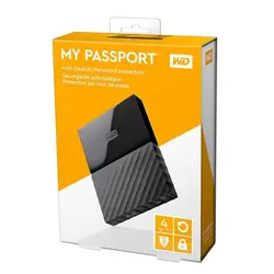 هارد اکسترنال وسترن دیجیتال My passport WDBYFT0040B ظرفیت 4TB