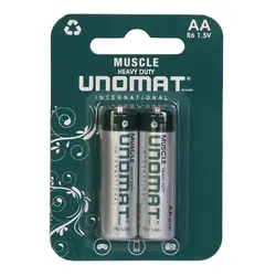 باتری قلمی یونومات مدل MUSCLE HEAVY DUTY کارتی 2 عددی