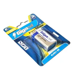 باتری 9V کتابی Super Alkaline برند Gigacell کارتی
